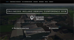 Desktop Screenshot of engineersirelandconference.ie